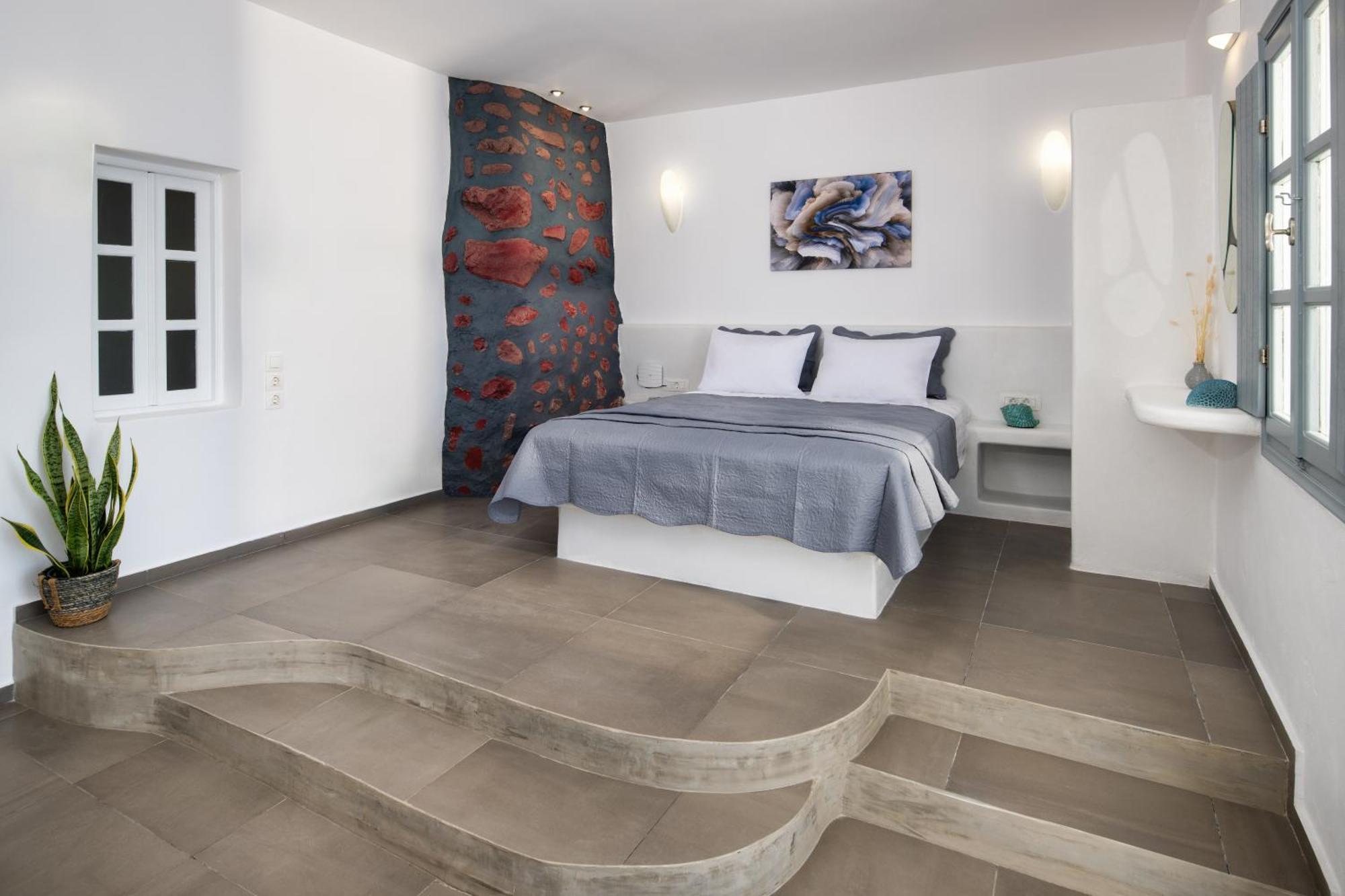 Lava Stone Bed and Breakfast Oía Exteriör bild